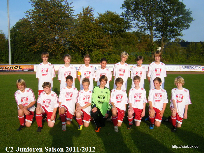 Mannschaftsfoto 2 C2-Junioren Saison 2011-2012
