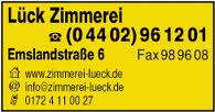 Zimmerei Lück Wiefelstede